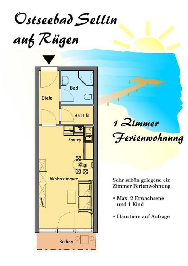 Ostseebad Sellin Auf Ruegen Apartment Im Haus Baltic 1 Og Extérieur photo
